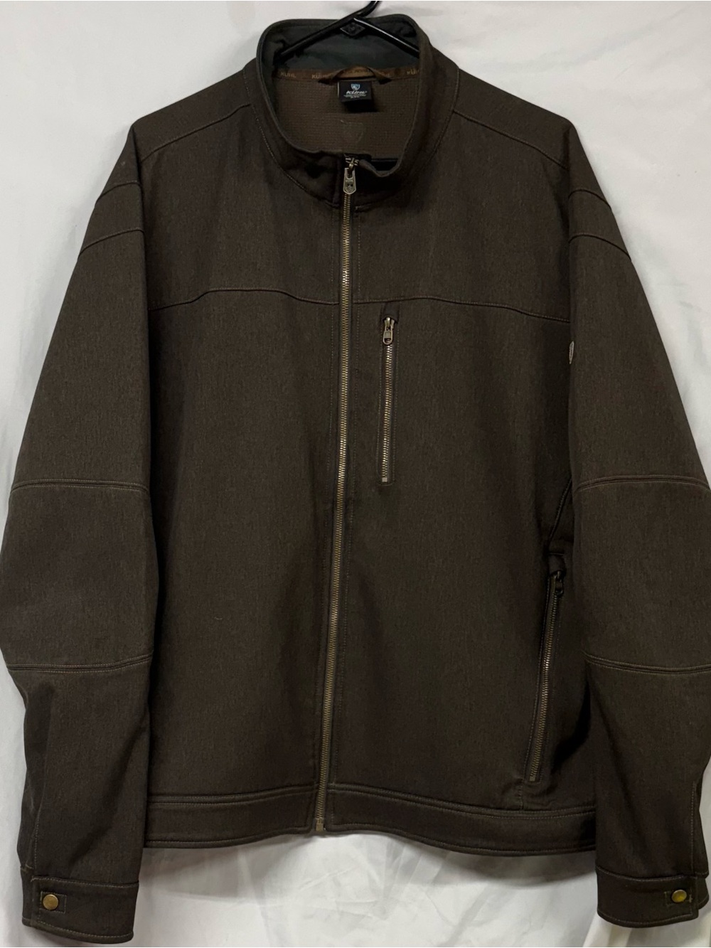 Kuhl Men's Brown Full-Zip Jacket - Classic Casual Outerwear